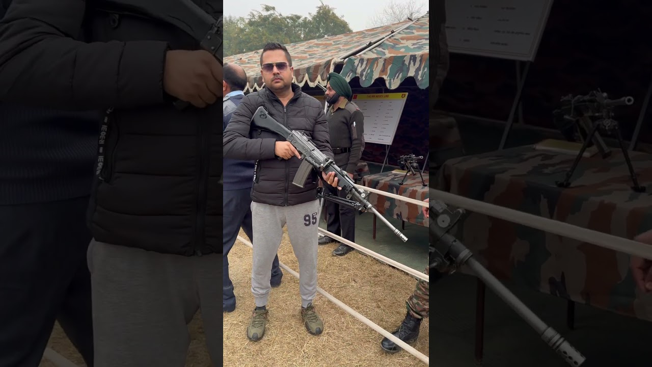 Lmg the light machine gun of Indian army used since 70s designed on Bren gun of British forces