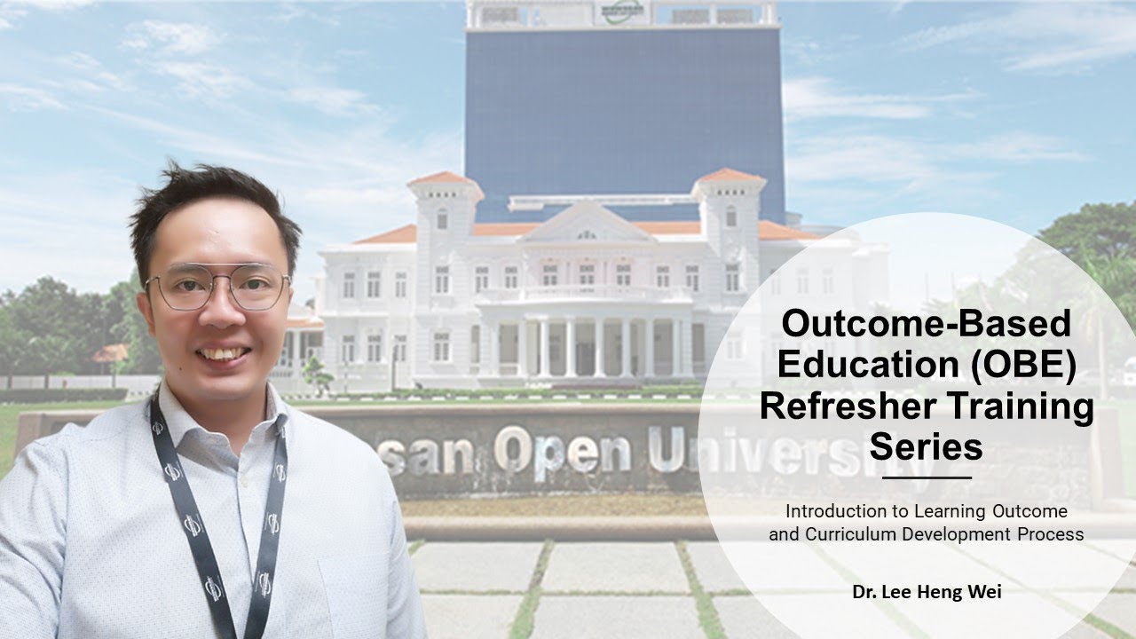 Introduction to learning outcome and curriculum development process