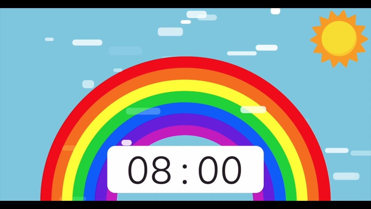 Rainbow Timer 8 Minute 🌈