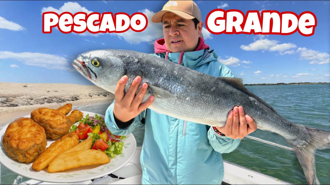 “TREMENDA CAPTURA” pesca y cocina  en el MAR 🐟🎣 Josué y Elie