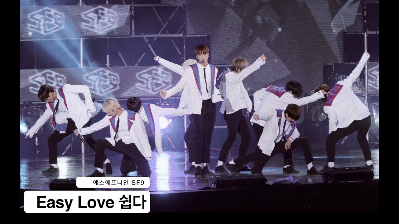 에스에프나인 SF9[4K 직캠]Easy Love 쉽다, 보령 더쇼 The Show@170722 Rock Music
