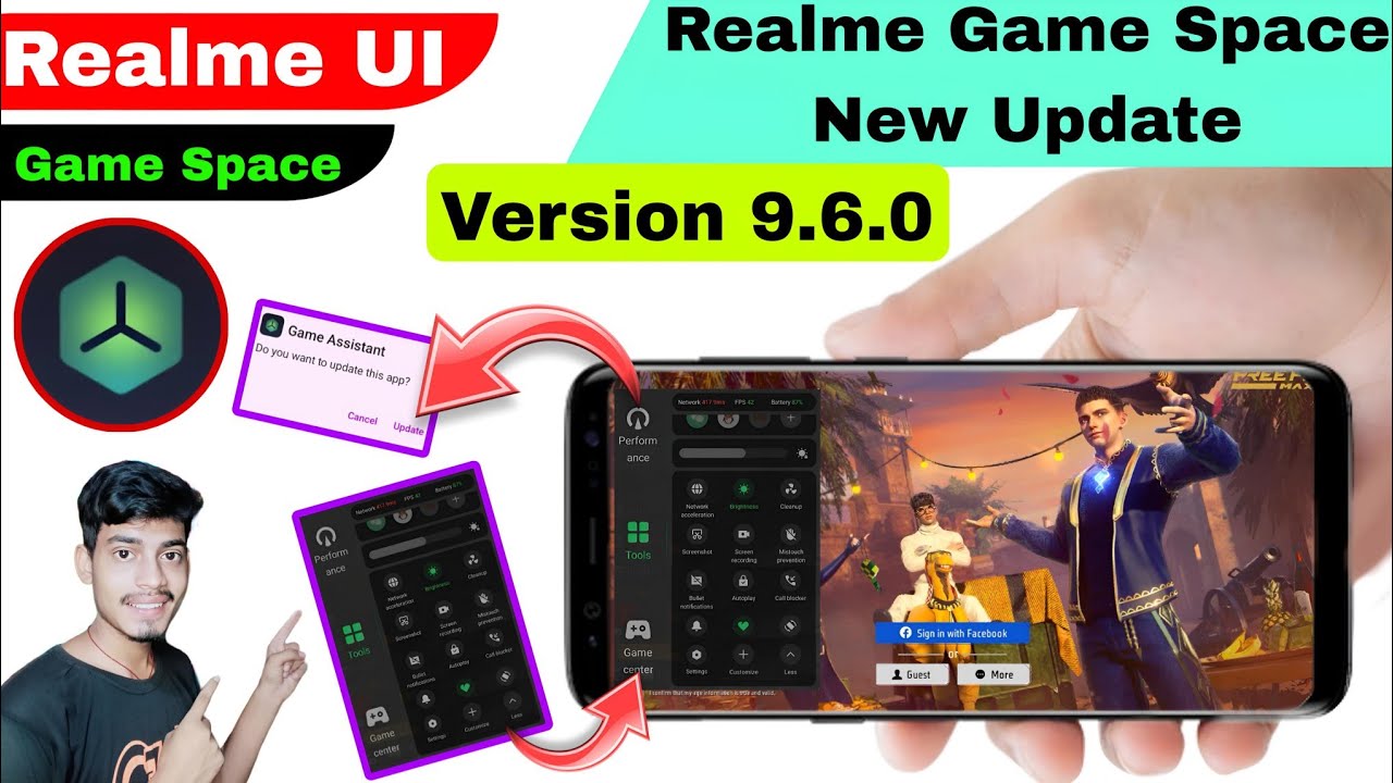 Realme Game Space New Update  // 9.6.0 version game space // @SmartTech238