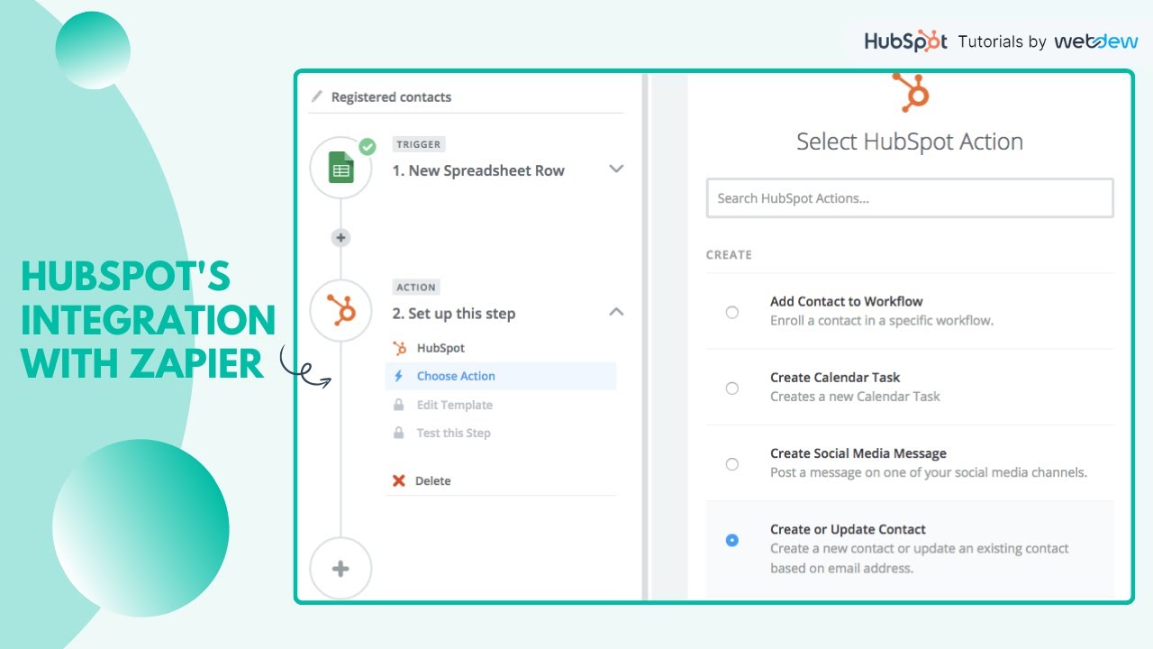 Как использовать интеграцию HubSpot с Zapier