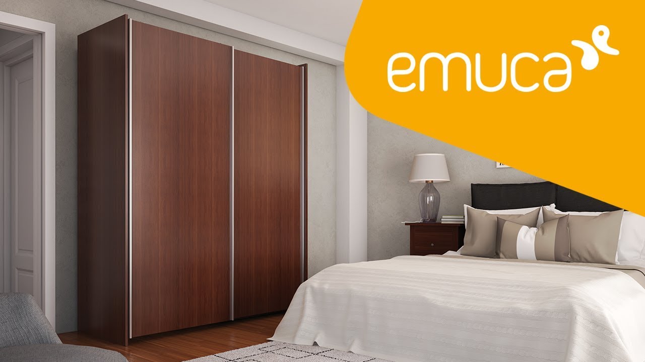 Cómo montar el sistema para puertas correderas Neco regulable sup. colgado e inf. oculto - Emuca