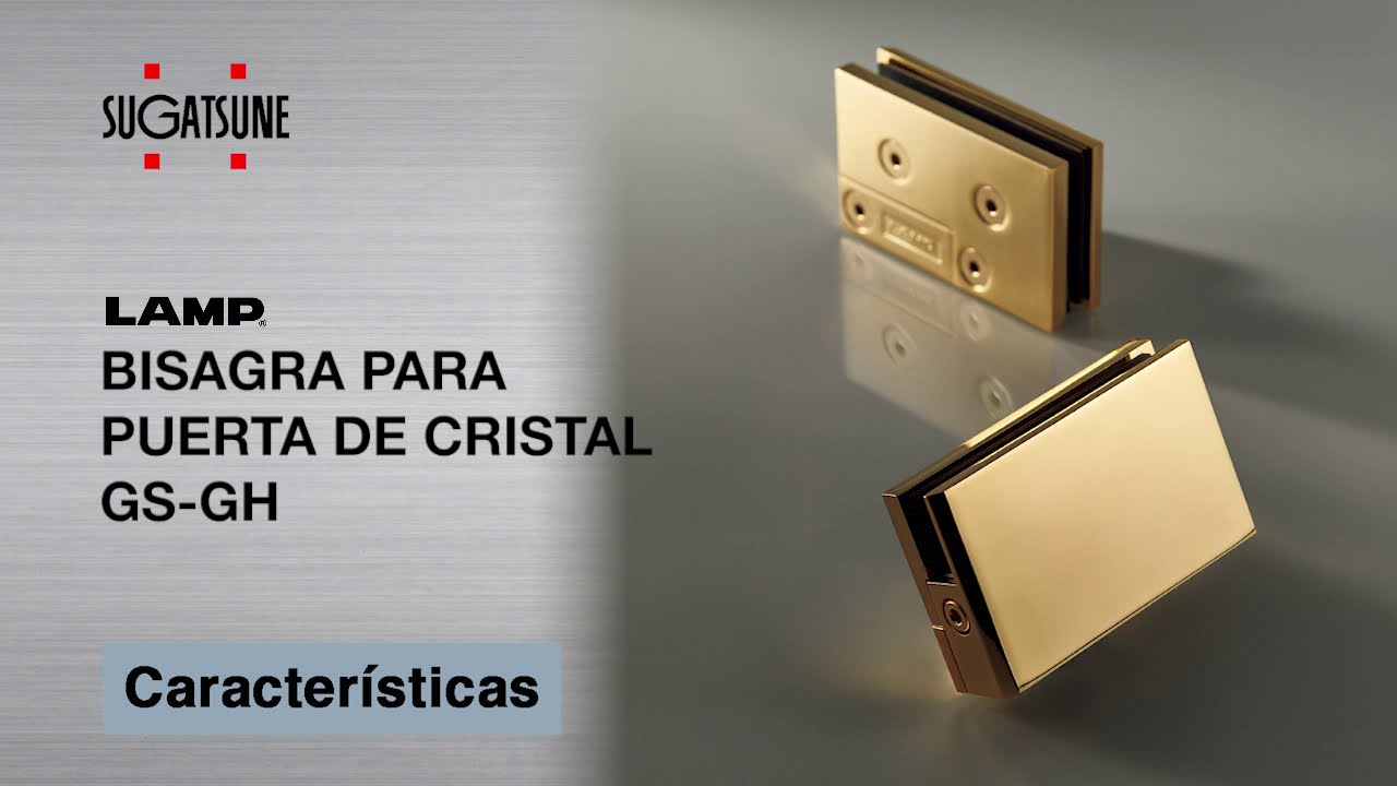 BISAGRA PARA PUERTA DE CRISTAL GS-GH -  Sugatsune Japón