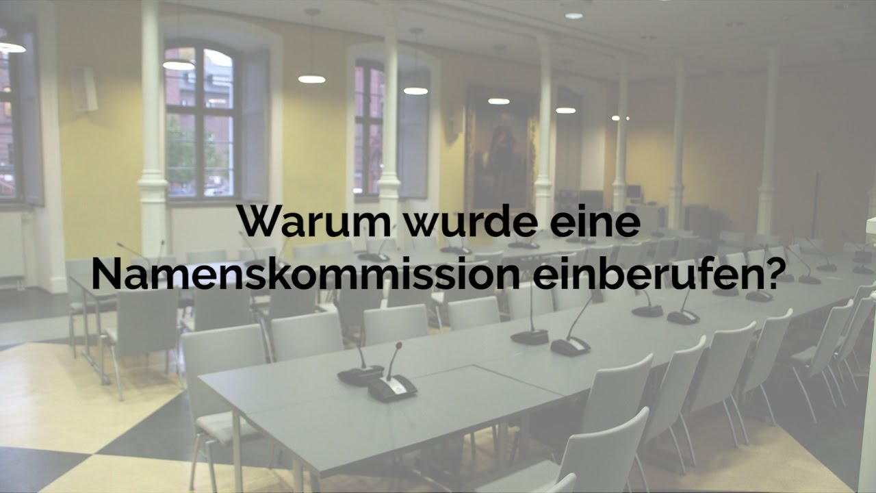 Ernst Moritz Arndt | Einberufung der Namenskommission