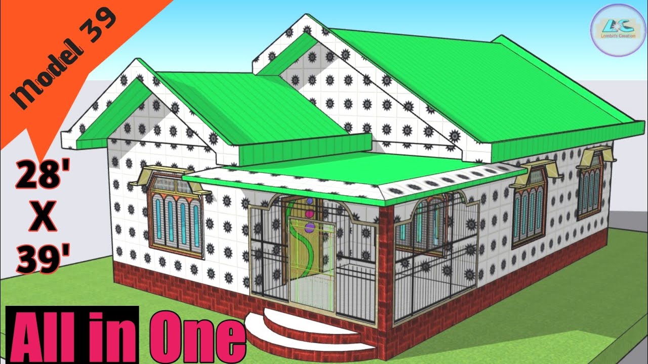 Stylish Assam Type House // Model 39