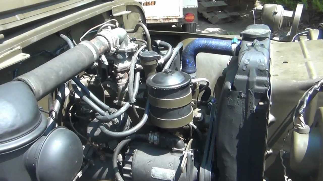 M38A1 FIRST ENGINE  TEST RUN