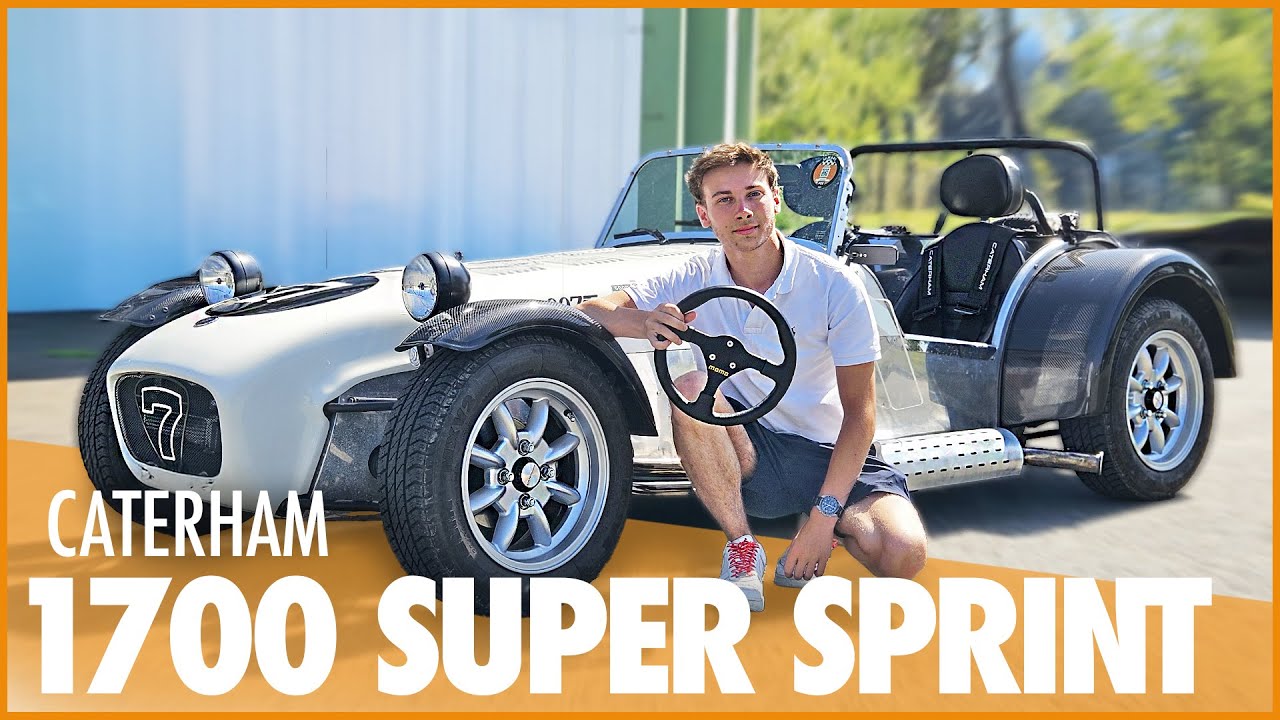 ÇA C'EST UNE VRAIE SPORTIVE ! Caterham Super Seven