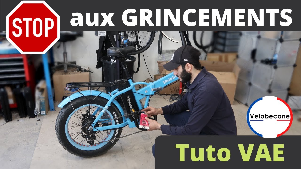 🚲 Tutoriel - COMMENT solutionner les GRINCEMENTS de votre Vélo électrique *VÉLOBECANE*