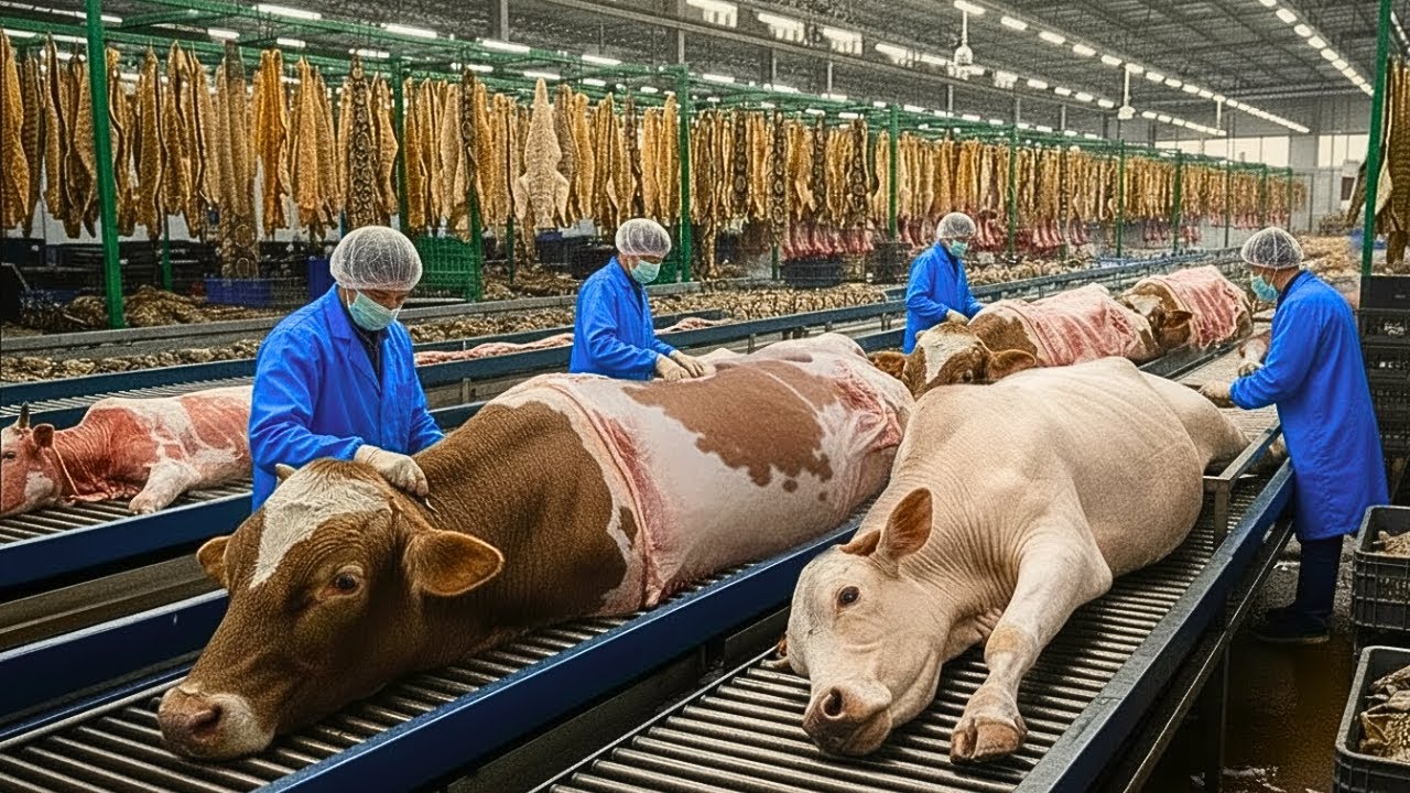 Inside the Cow Leather Factory: How Raw Cowhide Becomes $10,000 Luxury Jackets | Complete Process