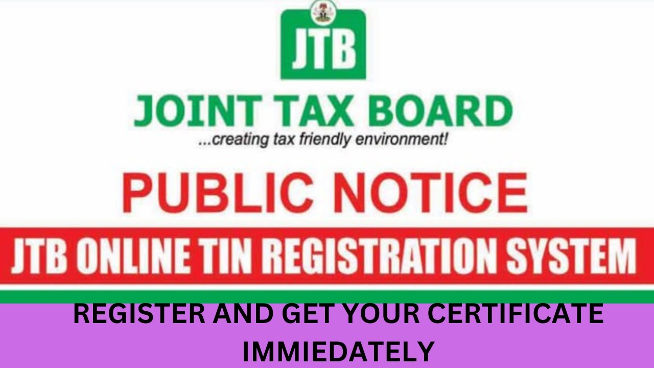 Register and Get Your TIN (Tax Identification Number)  IMMEDIATELY Online in Nigeria  FOR FREE