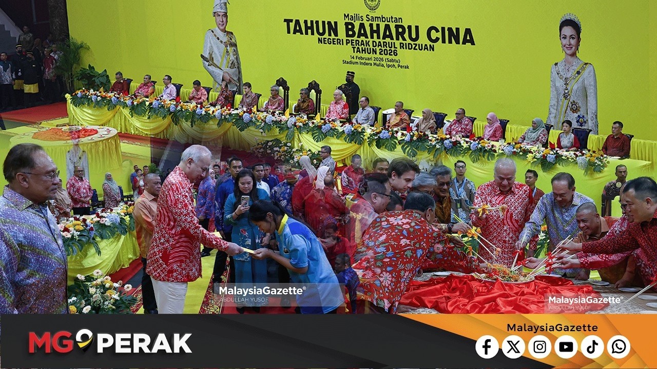 MGPerak : Sultan Nazrin Berangkat Ke Sambutan Tahun Baharu Cina Peringkat Negeri