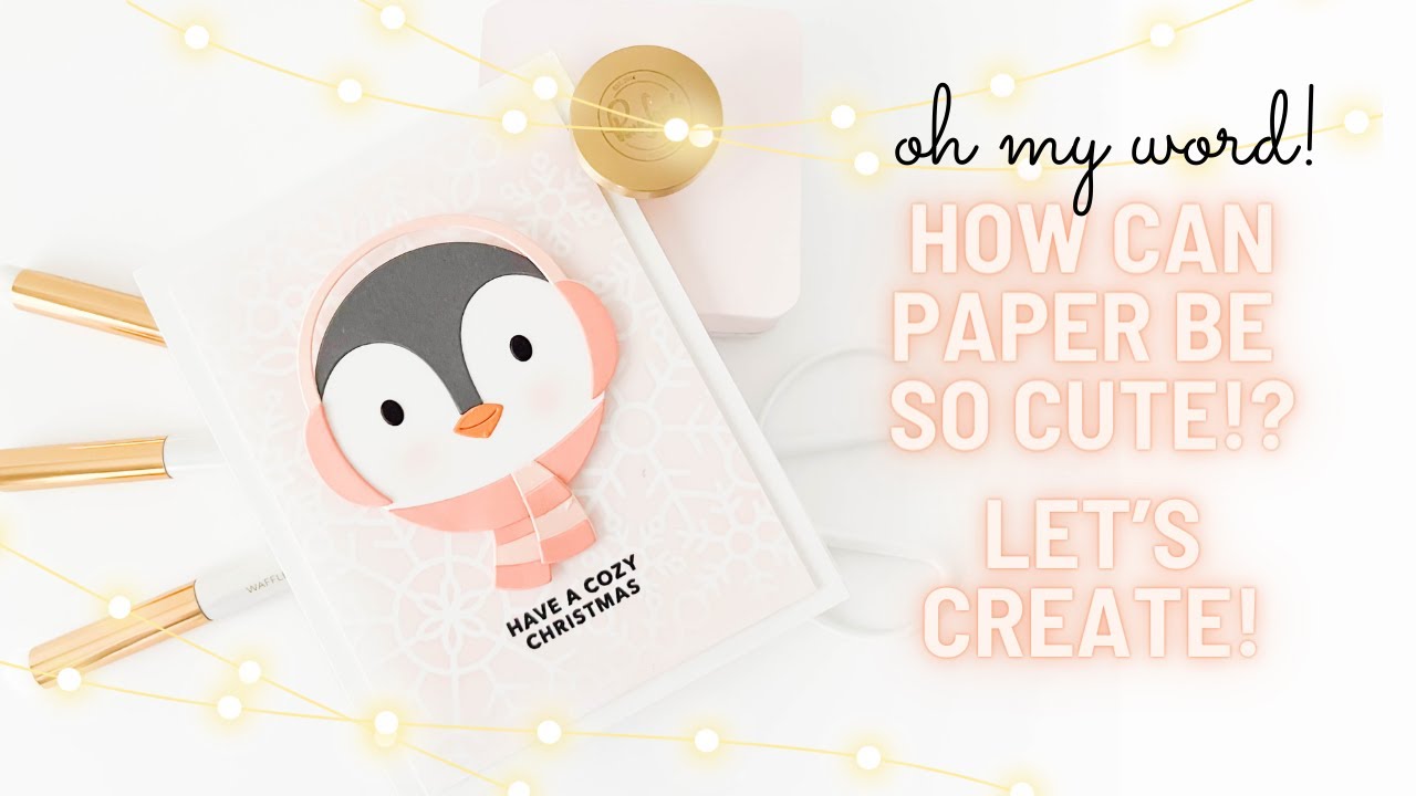 I've Never Had So Much Fun with PAPER! | Clean and Simple Winter Card