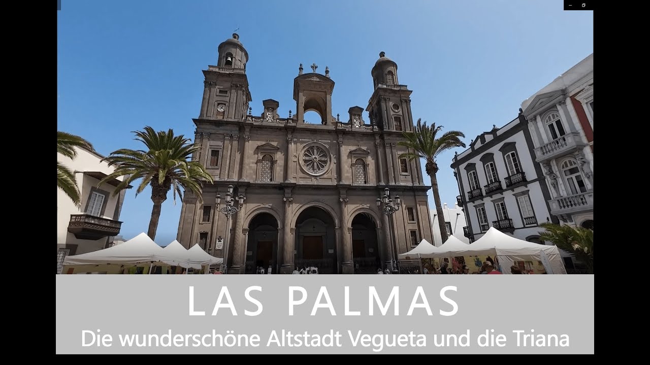 GRAN CANARIA / LAS PALMAS Die Altstadt Vegueta und Hundeangriff in der Fußgängerzone Triana überlebt