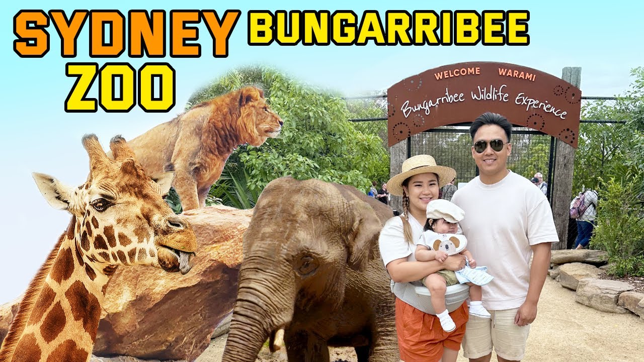 SYDNEY ZOO BUNGARRIBEE | SYDNEY'S TOP ATTRACTION | Cristina & Daniel VLOGS