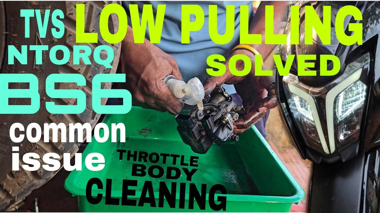 HOW TO CLEAN THE THROTTLE BODY OF TVS NTORQ BS6 MALAYALAM VERSION #automobile #garage #garagelife