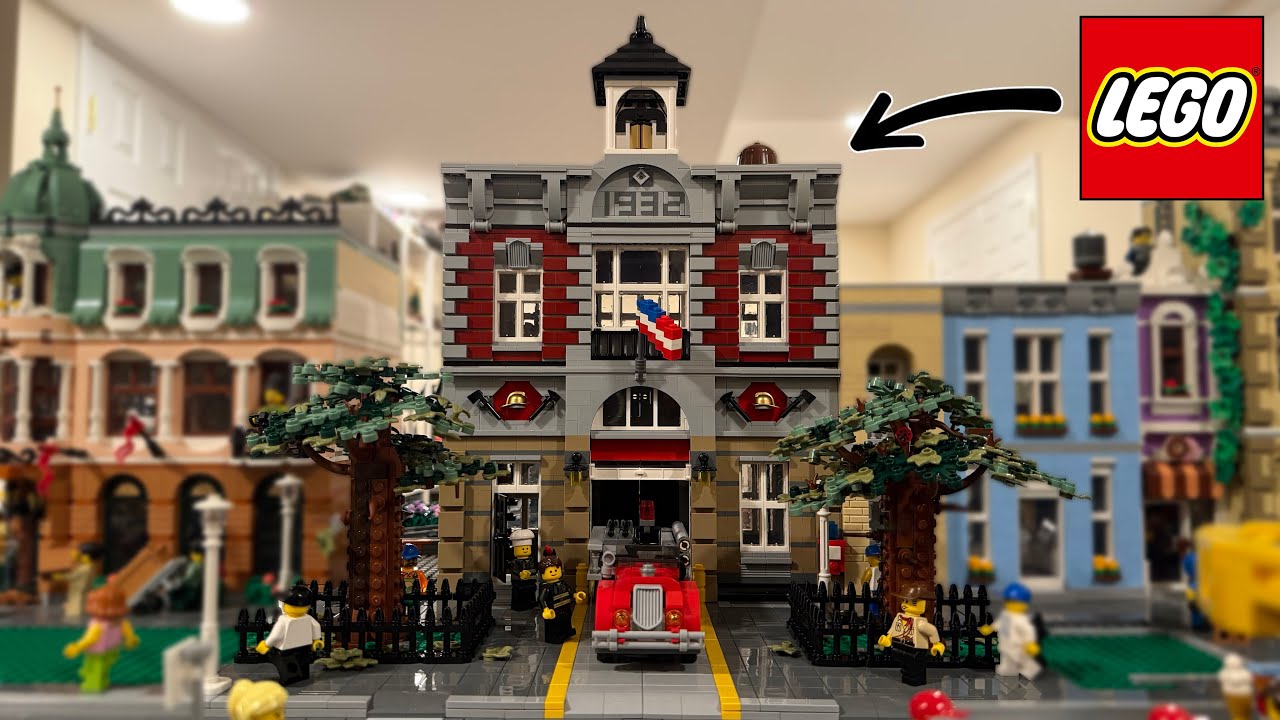 Добавляем пожарную бригаду + детали в LEGO City!