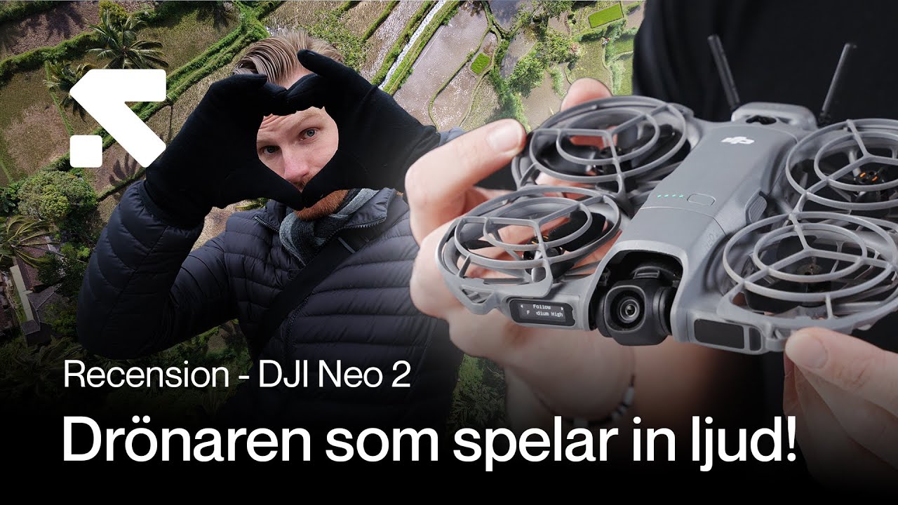 Vi testar DJI Neo 2 | En dr&ouml;nare som alla kan anv&auml;nda!