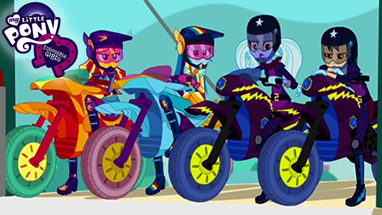 Equestria Girl Motocross Awesome Race Game (MLP)