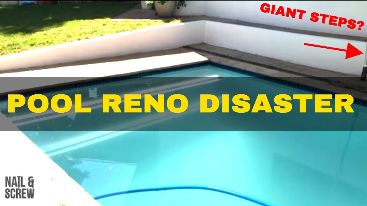 DISASTER POOL RENO l Extreme Makeover / DIY Pool Reno / New Steps / Paving & Drainage