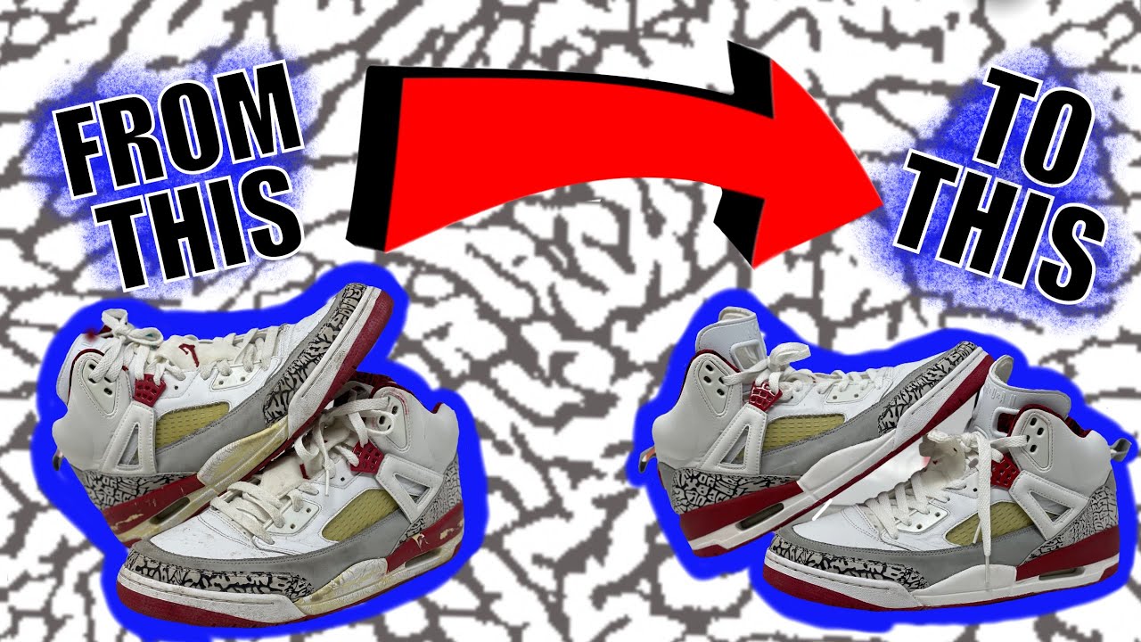 Jordan Spizike Full Restoration! Reglue, Repaint, Deep Clean and MORE!