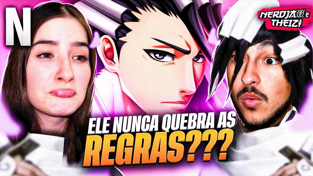 Rap do Byakuya - P&eacute;talas de Sakura | Neko (Bleach) | React #112