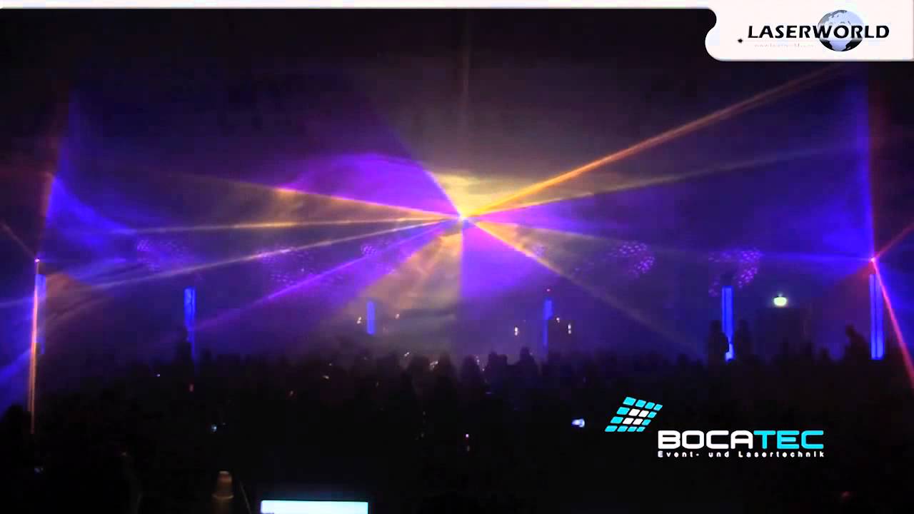 Lasershow - MEET Hamburg | Bocatec | Laserworld