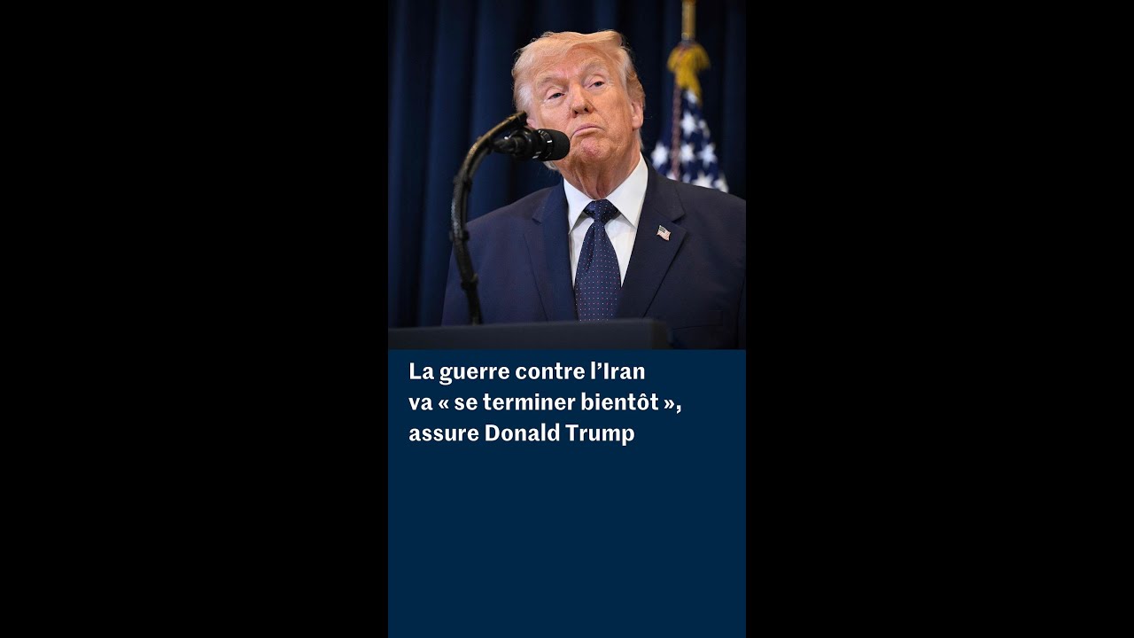 Donald Trump d&eacute;clare que la guerre contre l&rsquo;Iran &laquo; va se terminer bient&ocirc;t &raquo;