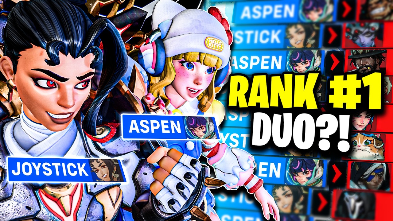 ДУЭТ JUNO ASPEN №1 И VENDETTA JOYSTICK №1 В ОЧЕРЕДИ OVERWATCH (Overwatch)