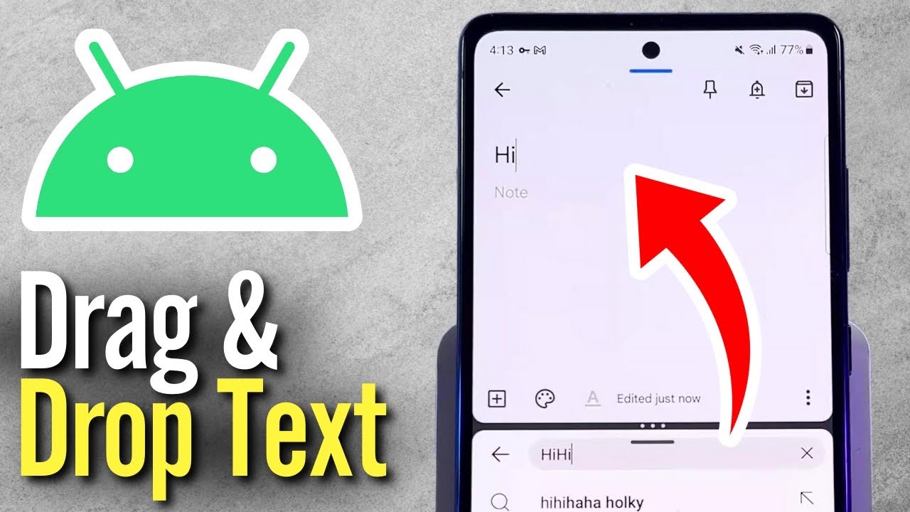 How to Drag and Drop Text Between Apps Using Android Split Screen