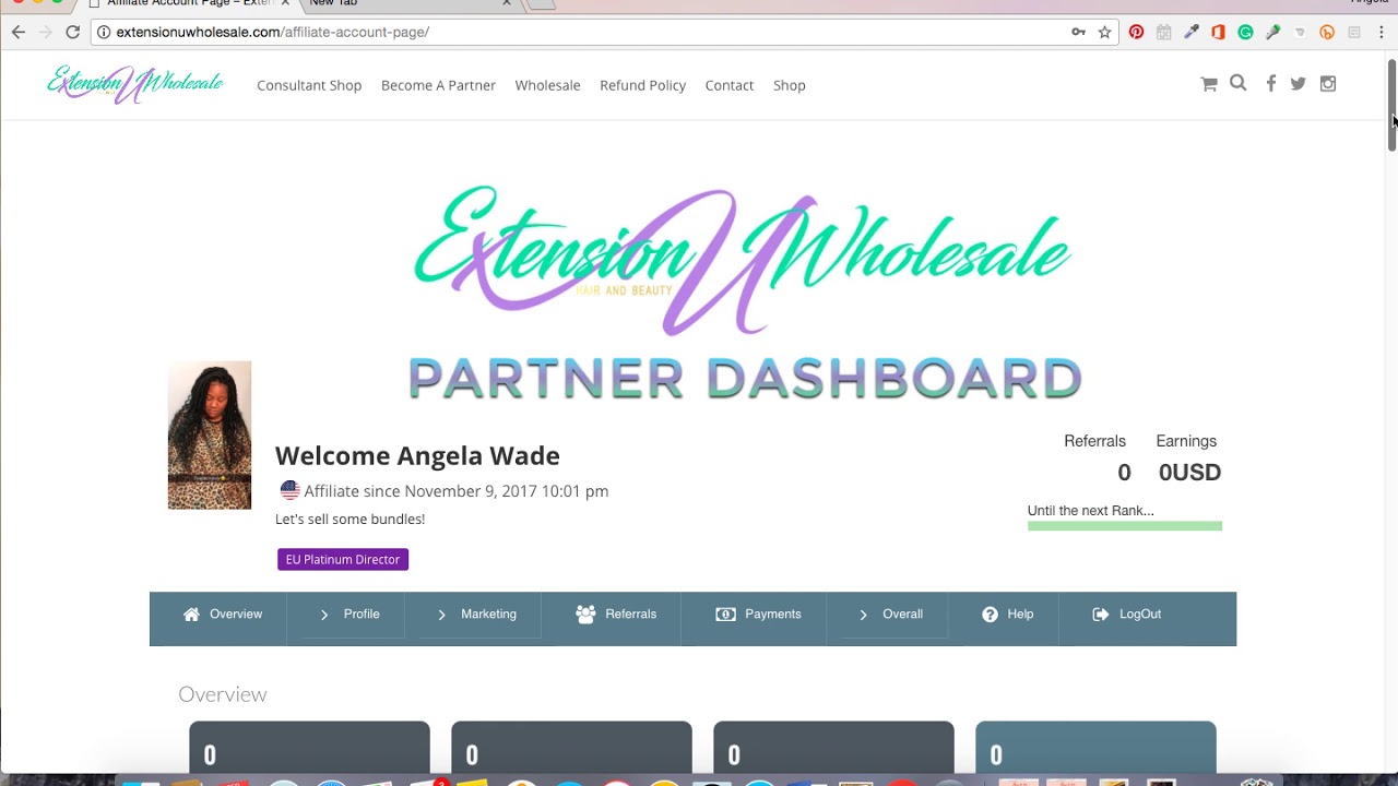 Affiliate Program: Dashboard Training