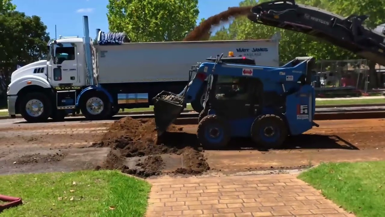 Roadwork In Progress At New South Wales 