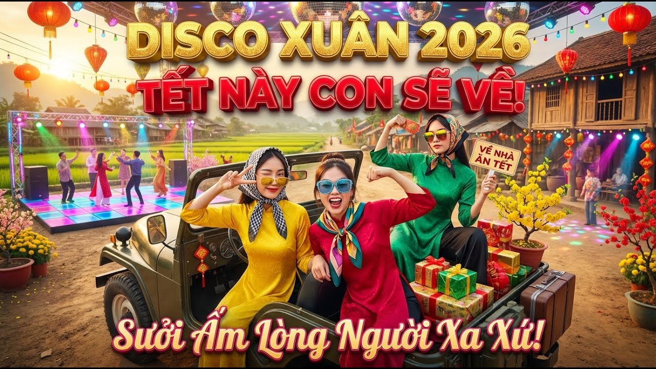 Disco Xuân 2026: Tết Này Con Sẽ Về – Giai Điệu Thân Thương, Sưởi Ấm Lòng Người Xa Xứ! (Audio 4K)
