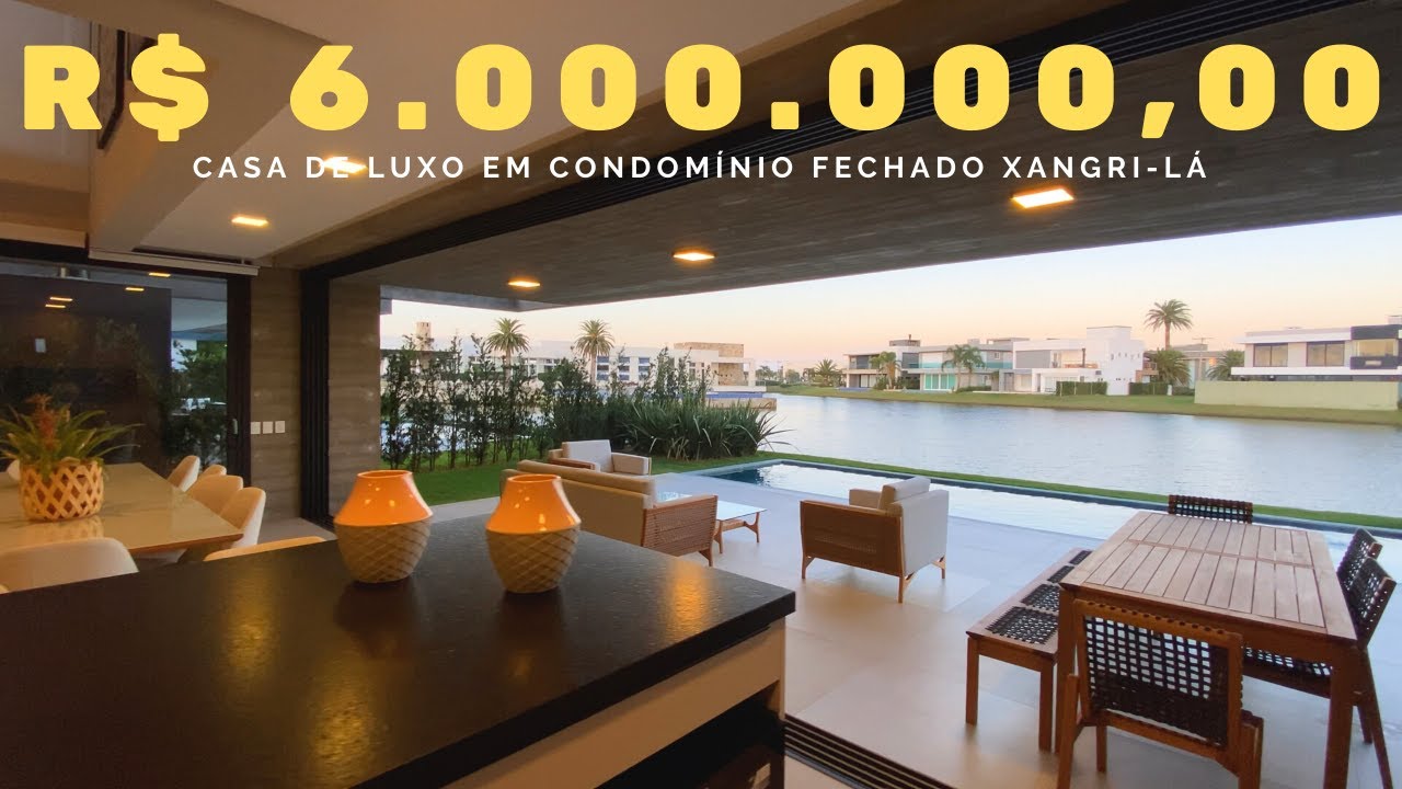 CASA DE LUXO EM CONDOMÍNIO FECHADO XANGRI-LÁ