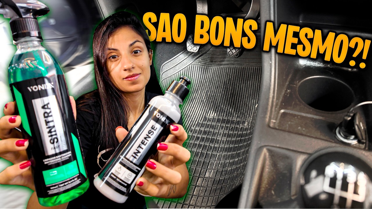 Kit para LIMPEZA INTERNA, do CARRO em casa ! Sintra da Vonixx e Intese