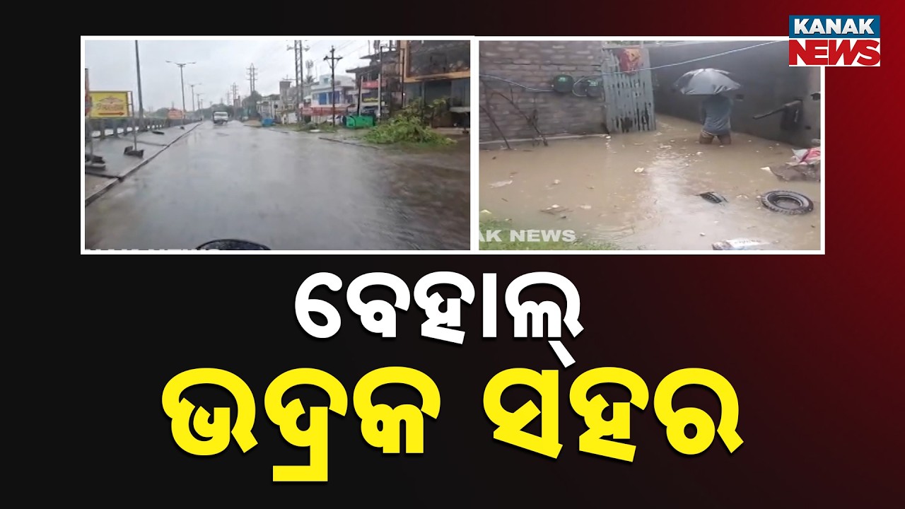 Bhadrak Flood Update | Salandi River Swells, Schools Closed Amid Heavy Rain