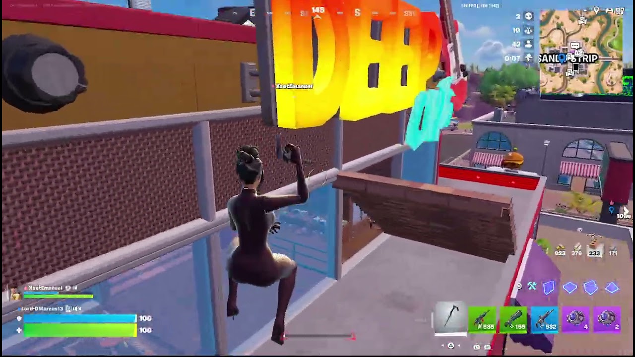 playing fortnite chapter 7 trying to get better