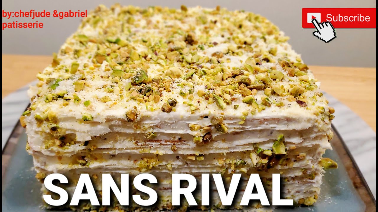 How to make  Perfect Classic Italian SANS RIVAL ( Almond Pistachio Sans rival) French Dacquoise