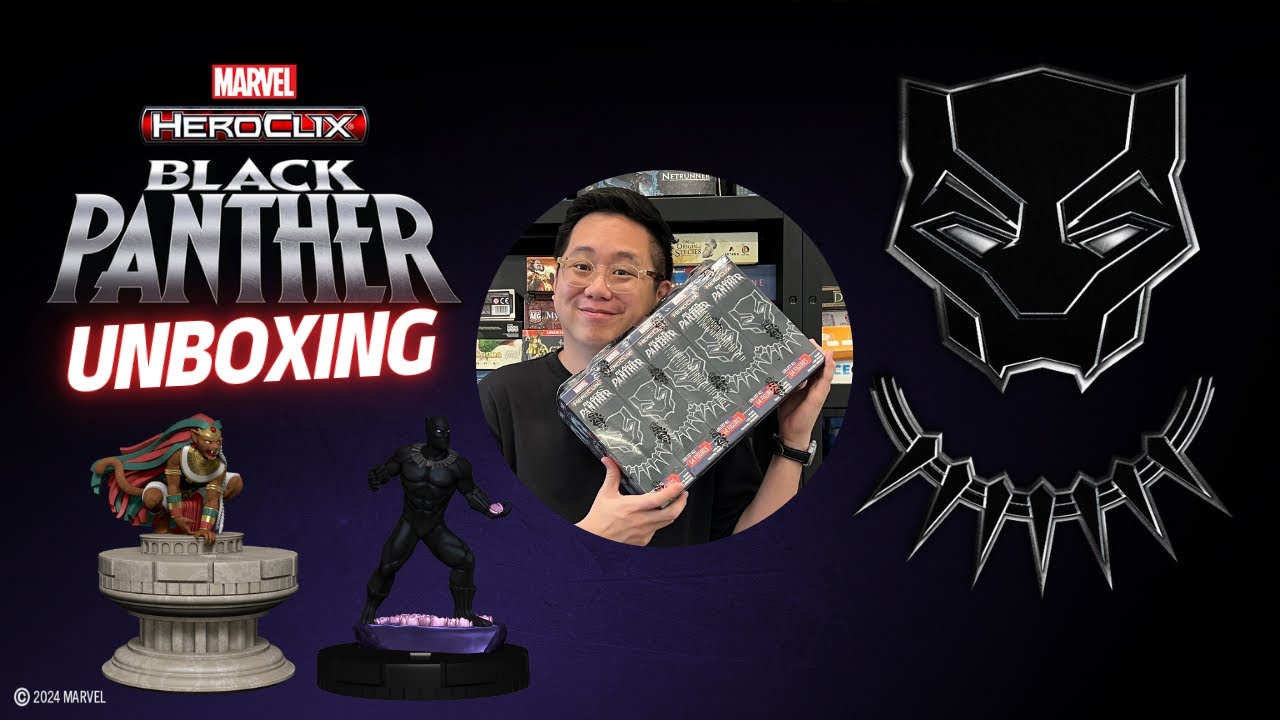 Marvel HeroClix - Unboxing - Black Panther ​⁠@WizKidsOfficial