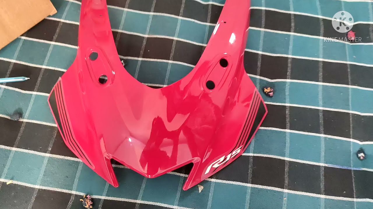 Yamaha r15 v3  bike modified |head visor installed | R15 v2 convert R15 v3 | fully modified R15