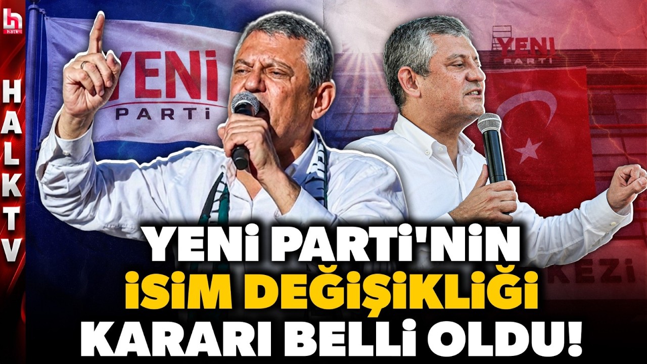SON DAKİKA! MİLYONLARIN G&Ouml;Z&Uuml; ORADAYDI! YENİ Parti'nin isim değişikliği kararı belli oldu!