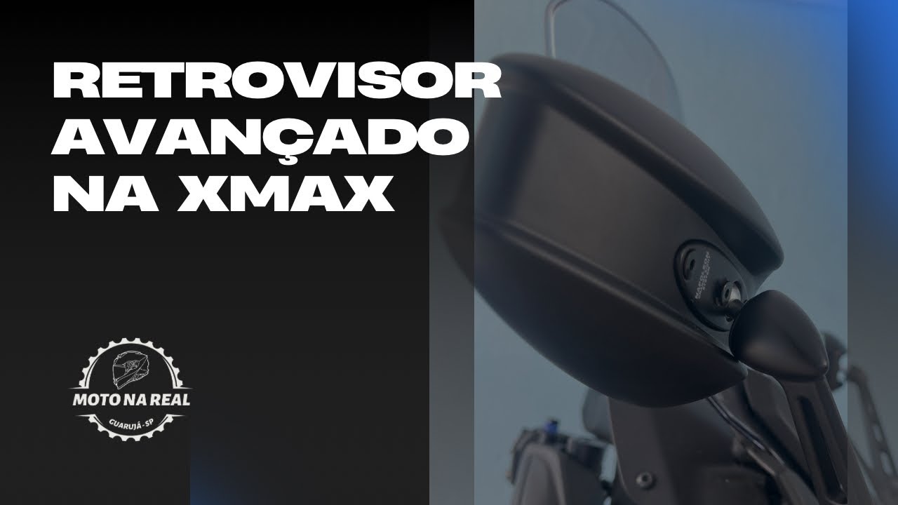 Instalação do retrovisor avançado na nova Xmax 2025 | Tutorial