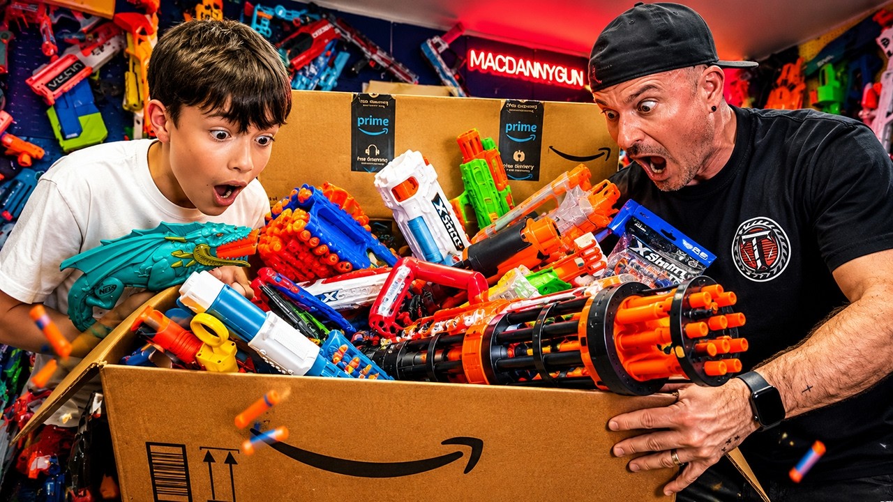The ULTIMATE NERF GUN Shopping Binge! (THE MOVIE)