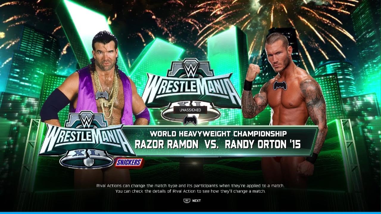 Razor Ramon VS Randy Orton WM XL (WWE2K25 Week 44 Universe Mode