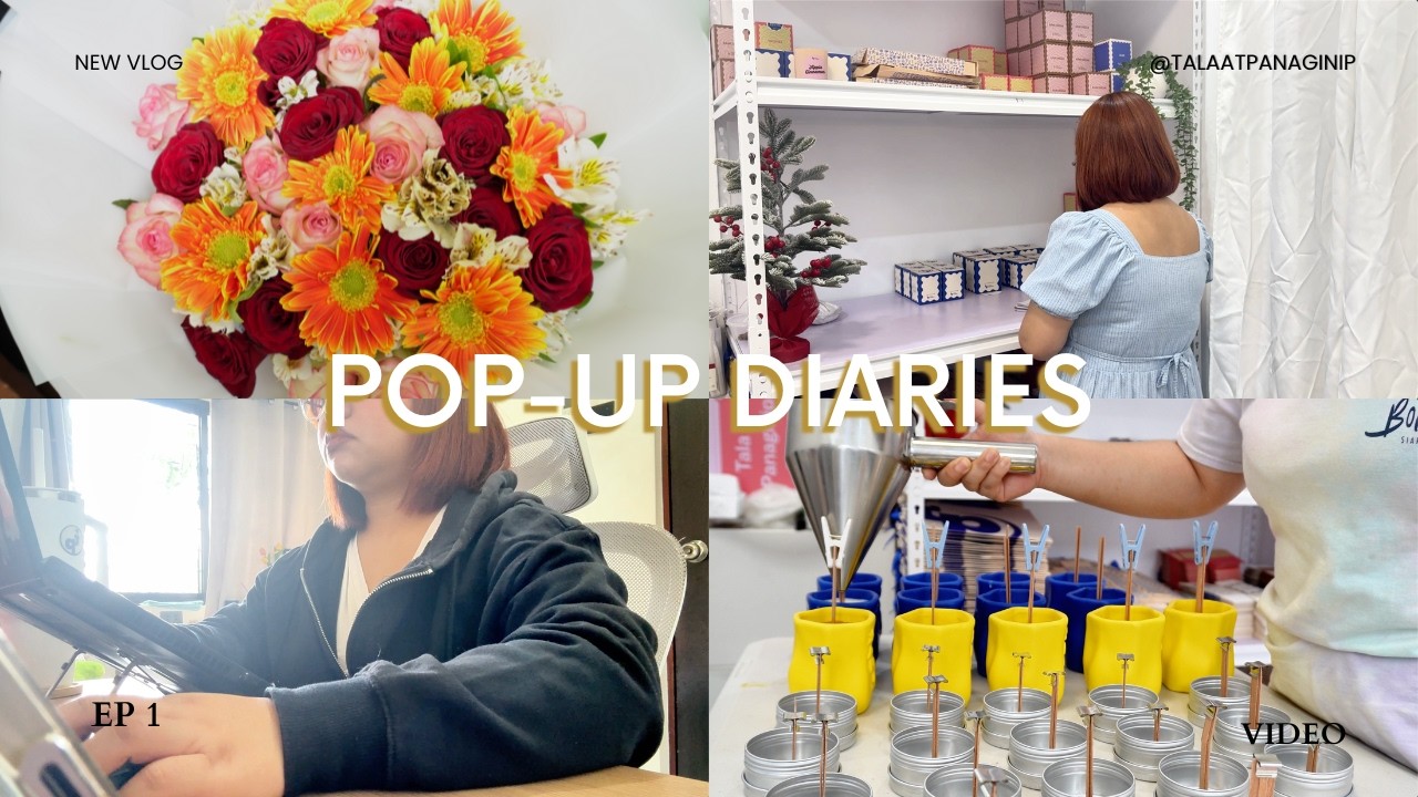 Prepping for my FIRST pop-up of the year | Balancing Corporate Job & Small Business