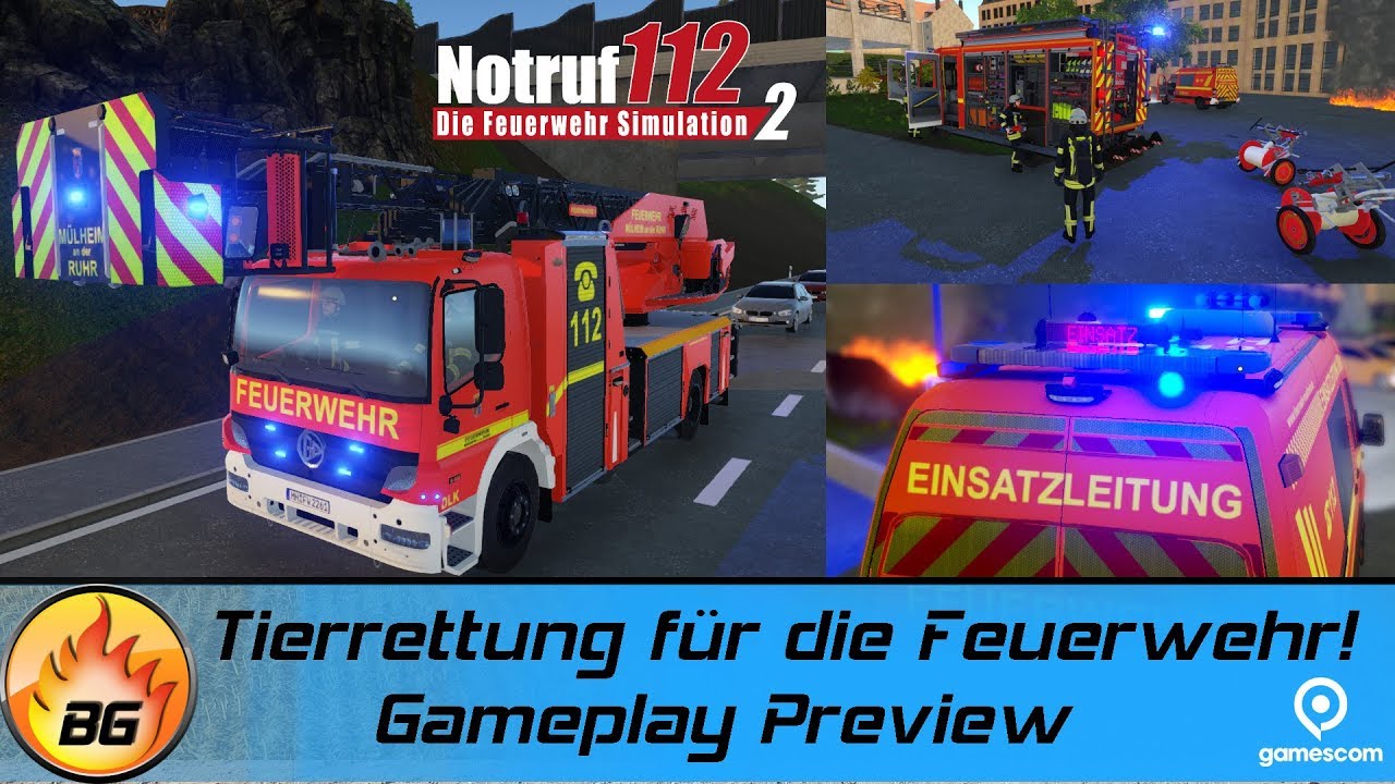 NOTRUF 2: Tierrettung für die Feuerwehr! | Notruf 112 Preview | Feuerwehr Simulator [HD]