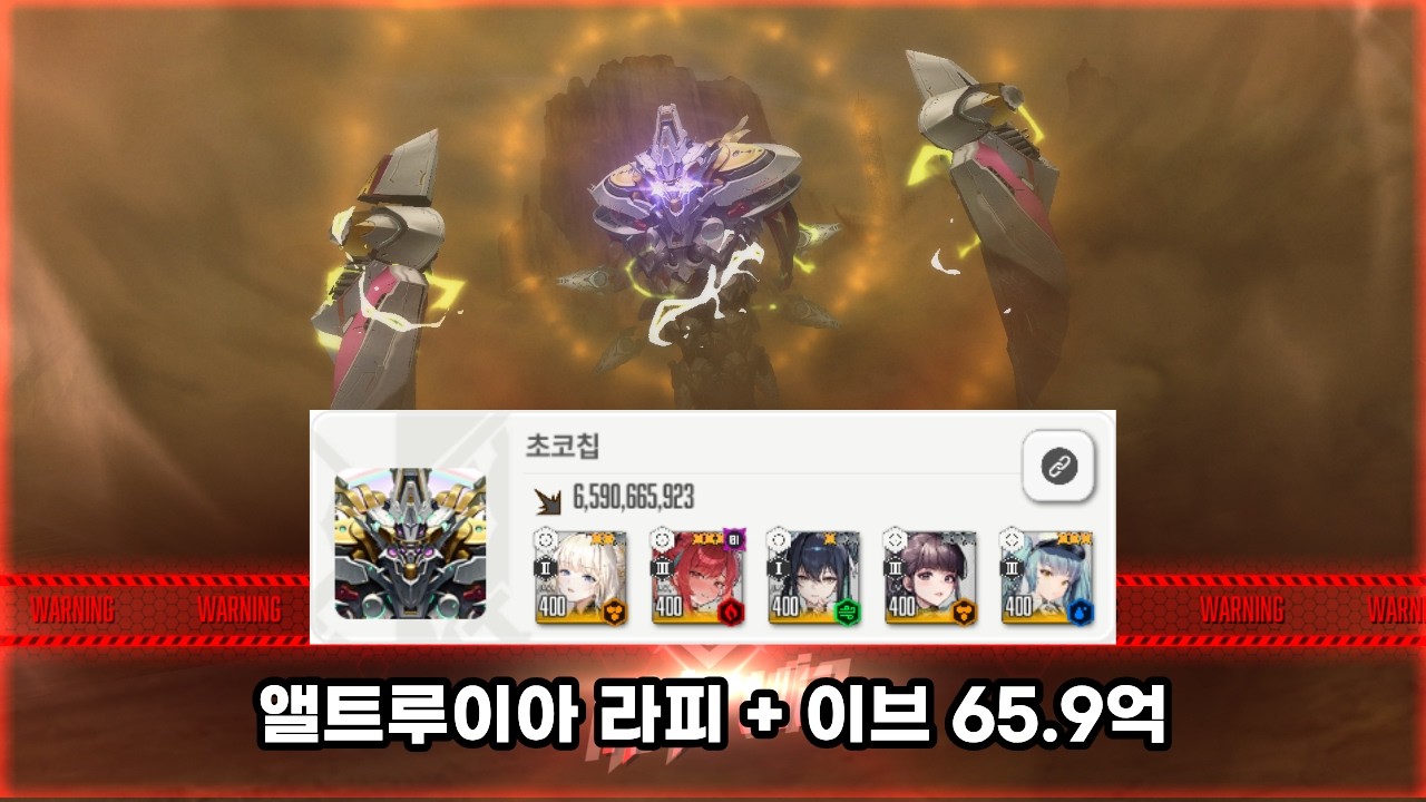 NIKKE 앨트루이아 라피+이브 65.9억