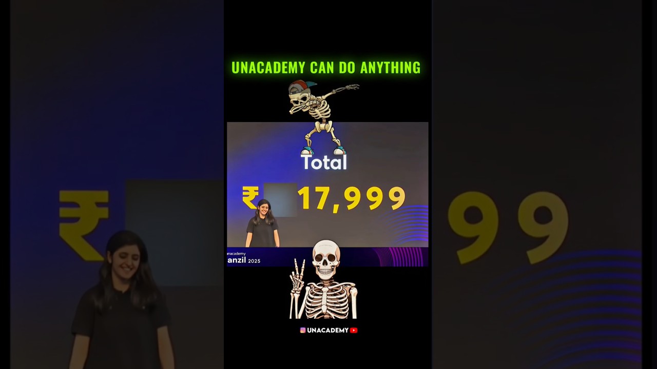 Biggest Price Drop | Unacademy Can do anything #manzil2025