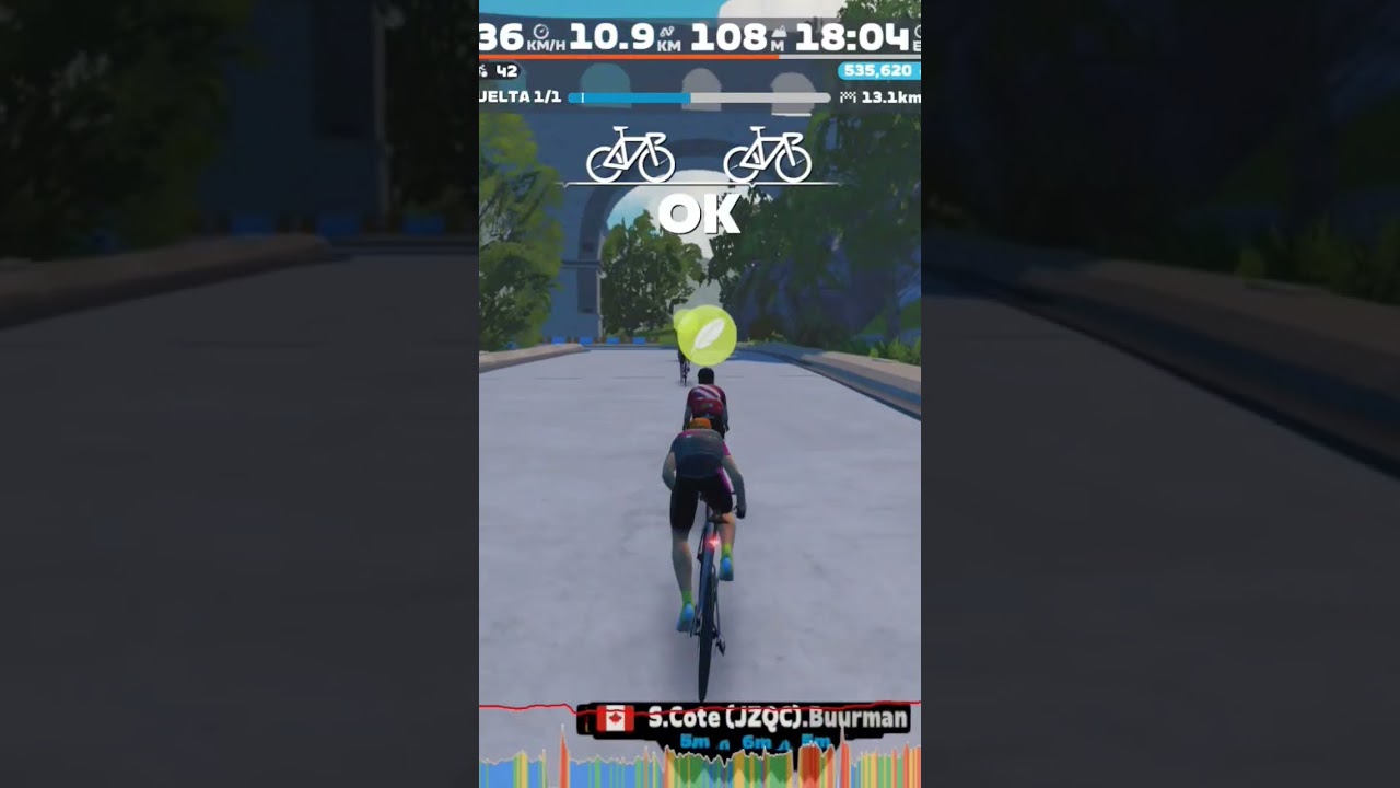 Aqueduc Zwift KOM #cycling #zwift #zwiftespa&ntilde;a